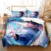 Dreamy Love and Deepspace Linkon City Lemuria Interstellar Character Collage Poster Duvet Cover Set For Otome Game Collectors