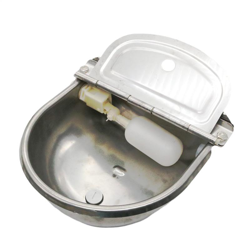 Livestock Cattle Horse Drinker Bowl Automatic Waterer Float Outlet Dog Sheep Pig Farm Animal Stainless Steel Drinking Fountain