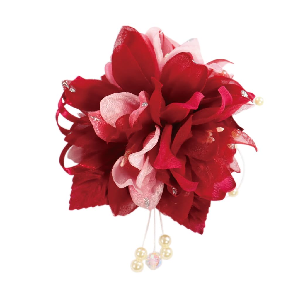 

Soft Gradient Corsage Brooch Pin Clip for Wine [Crane s Collection] Women, винний
