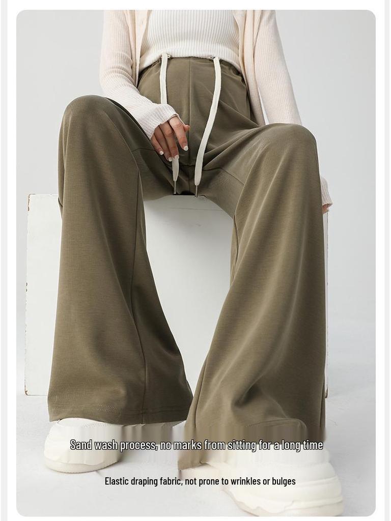 2024 Weitbeinige Umstandshose - Frühling & Herbst Übergröße Freizeitkleidung für frühe Schwangerschaft