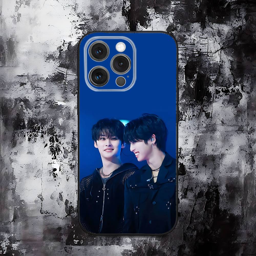 L-Lee K-Know and H-Han Phone Case For iPhone 16,15,14,13,12,11,Pro,Max,Plus,X,XS,SE,E,Mini,Soft Silicone Black Case