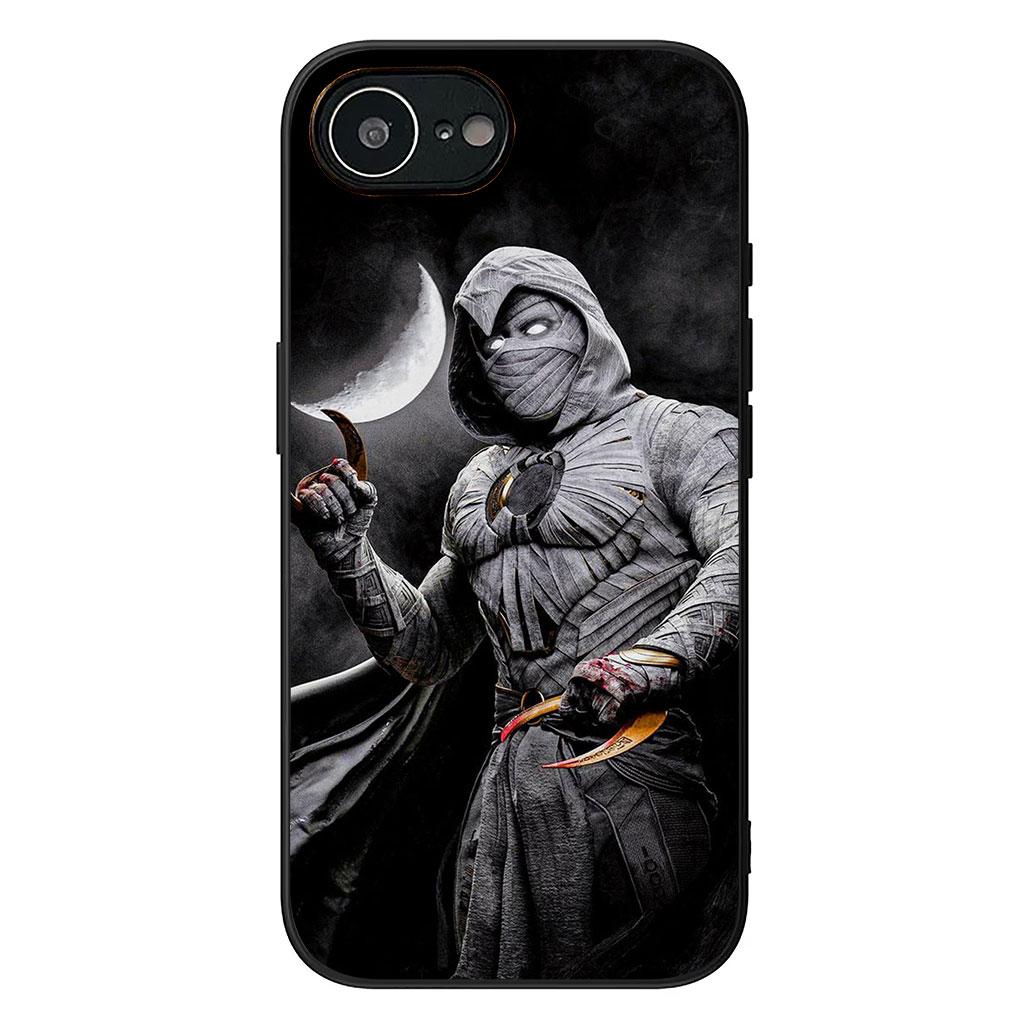 

Moon Knight Marvels Marc Spector Phone Case for Apple iPhone 16 17 Air 14 15 Pro Max Plus 16+ 16E 14+ ProMax Cover Casing iPhone 16 Pro Max