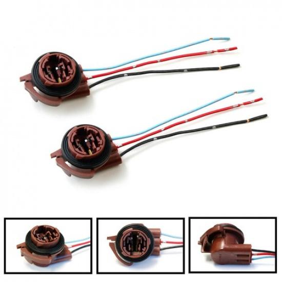 3156 3157 Pre-Wired Harness Sockets For Repair, Replacement, Tall LED Bulbs