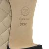 Chanel Excellent Condition Matelasse Leather Pumps for Women, Beige and Black, Size 37 1/2, G32771 Shoes 37.5 Beige / blackUsed