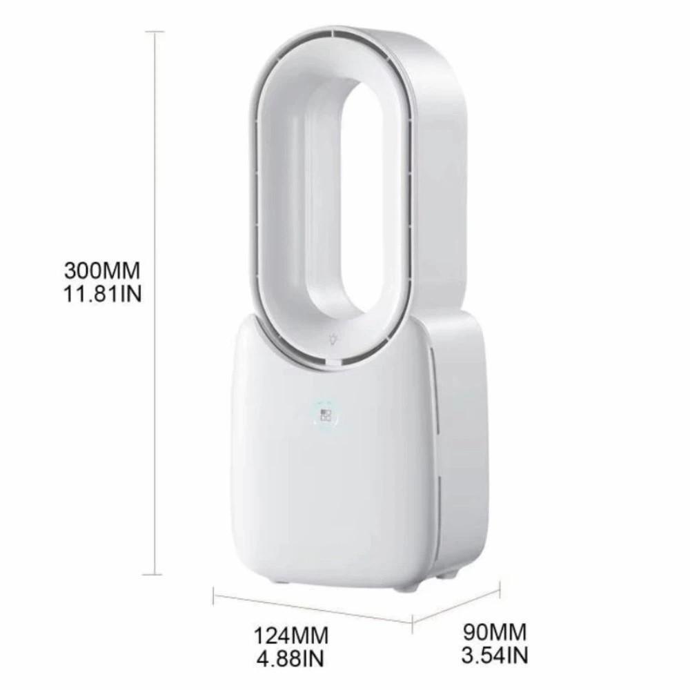 Touch Control Desk Fan 11.8 Inch Small Personal Cooling Fan Simple Design Bladeless Fan Office