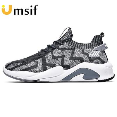 New Summer Men's Sneakers Fashion Mesh Men's Casual Shoes Front Lace-Up Breathable Running Shoes