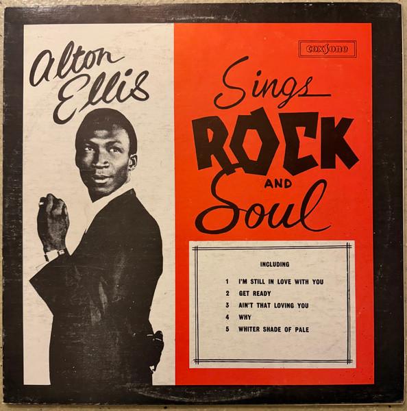 LP Record ALTON ELLIS - Sings Rock And Soul  CSL8008 Coxsone Records Jamaica Reggae, Ska & Dub Used