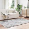VidaXL Shaggy Rug with Long Pile Light Grey 130x200 Cm Polyester, Rug, Bedroom Rug, Modern Rug, Living Room Rug, 4102834