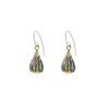 Boucles d'oreilles Goutte d'eau Géométriques avec une Touche Rétro