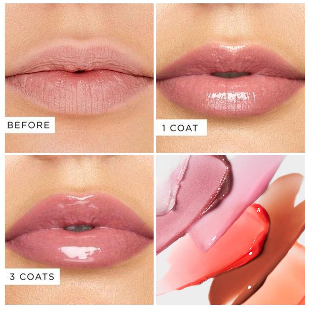 6PCS Julystar Moisturizing Lip Gloss Set Moisturizing Texture Non-stick Cup Dudu Lip Hose Lip Gloss Lip Glaze
