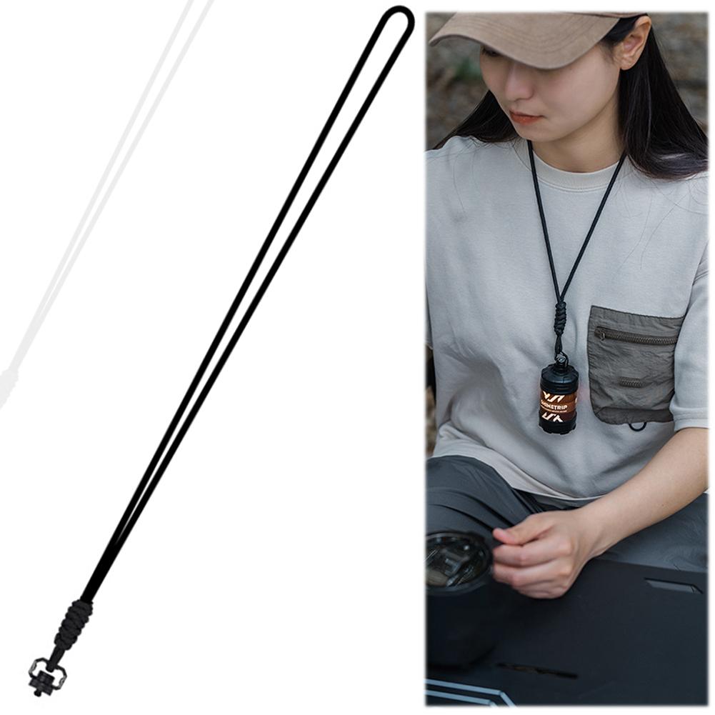 Light Stand 1/4 Thread Camping Light Holder with Lanyard Portable Light Hanger Multifunctional for Light Camera Speaker