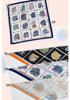 European and American silk scarves retro-printed paisley pattern 71 square scarf bag head versatile scarf