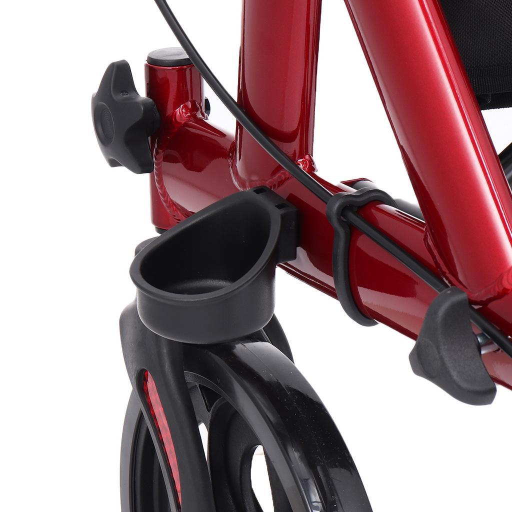 Black Elderly Walking Aid Stroke Hemiplegia Rehabilitation Equipment Handbrake Foot Brake 4 Unversal Wheels Adult Walker Leg Training