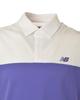 Golf Polo Shirt x Purple 4 [New Balance] Short-Sleeve (Stretchable, Moisture-Wicking) / Men's / 012-6168001 030_White [M]