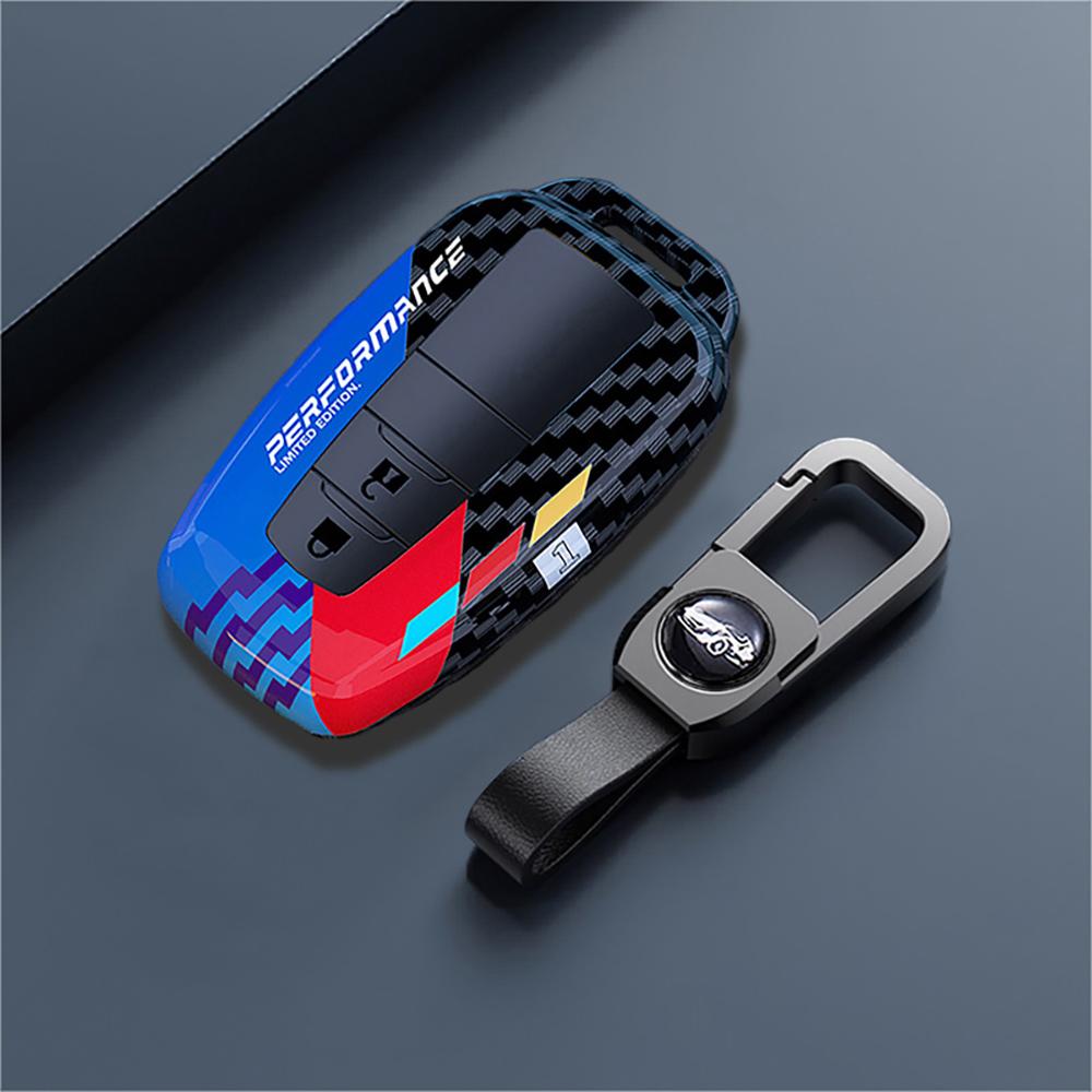 

Abs Car Key Case Cover Shell Fob For Toyota Chr Camry Corolla Rav4 Highlander C-Hr Prius Land Cruiser Prado Keychain Accessories