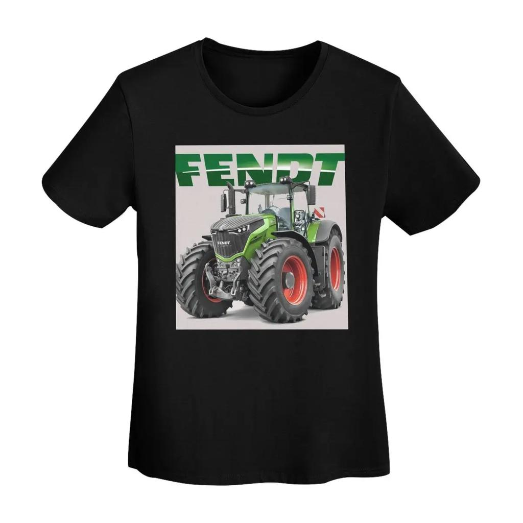 Fendt GerUnisex Trattori T-shirt Donna Manica Corta T-shirt Girocollo Abbigliamento Cotone Estate Magliette Streetwear