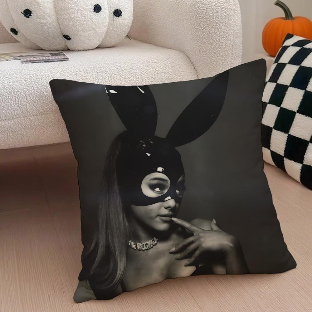 Capa de Almofada Ariana Grande Fronha de Linho Almofada Macia Respirável Protetora Decoração de Sala de Estar