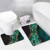 Marble Diatom Mud Stain-Resistant Two-Piece Bathroom Floor Mat Set - Water-Absorbent, Non-Slip 