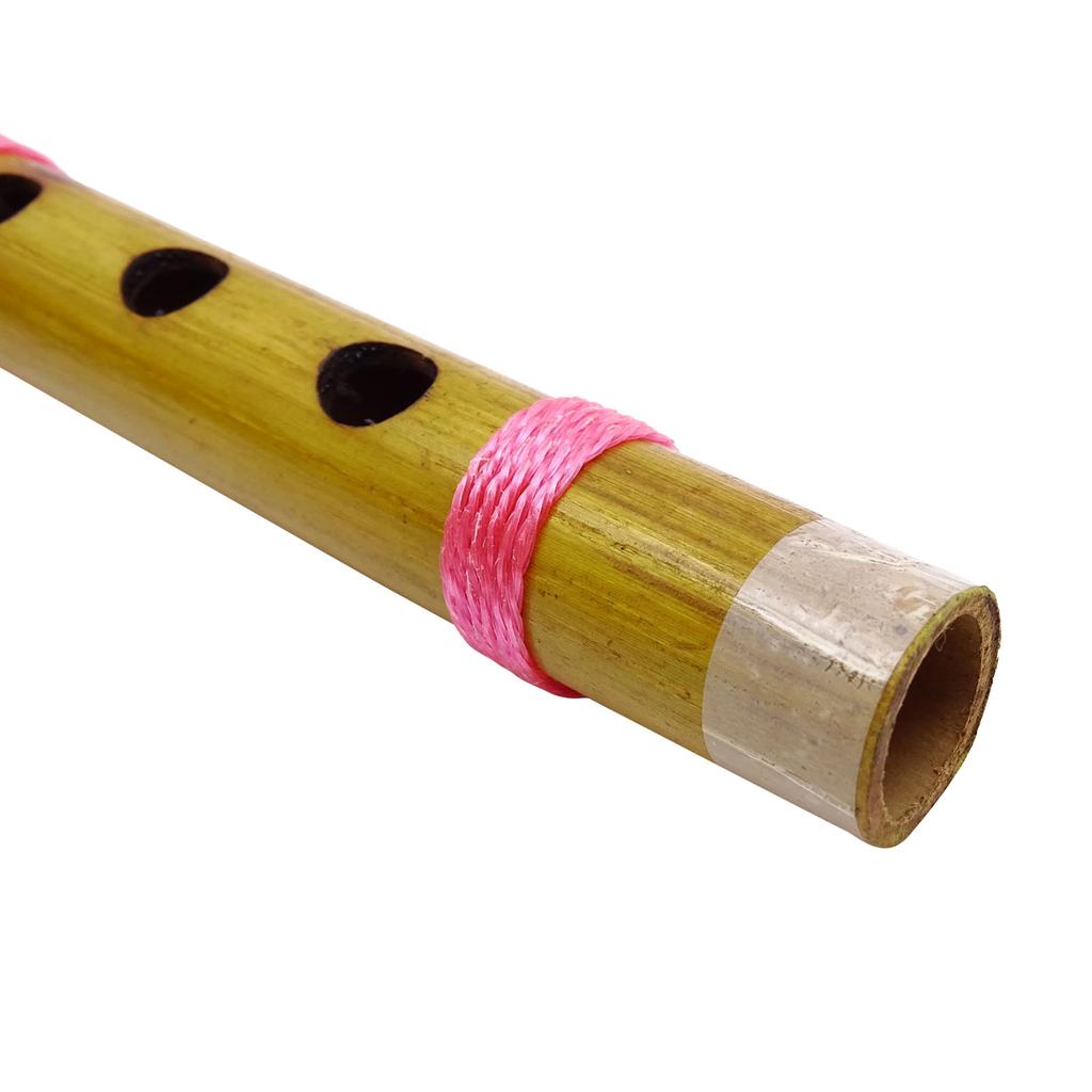 Traditional Handmade Musical Instrument Flute Brown Bansuri Wooden Decor