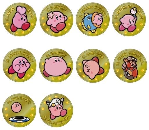 

Kirby s Dream Land 30th Relief Medal Collection vol.2 10-piece box