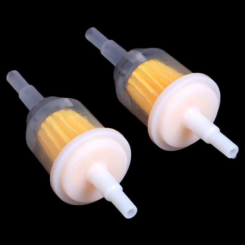 5Pcs Inline Gas/Fuel Filter 6Mm-8Mm 1/4" For Engine Auto Motorcycle Oil Filt