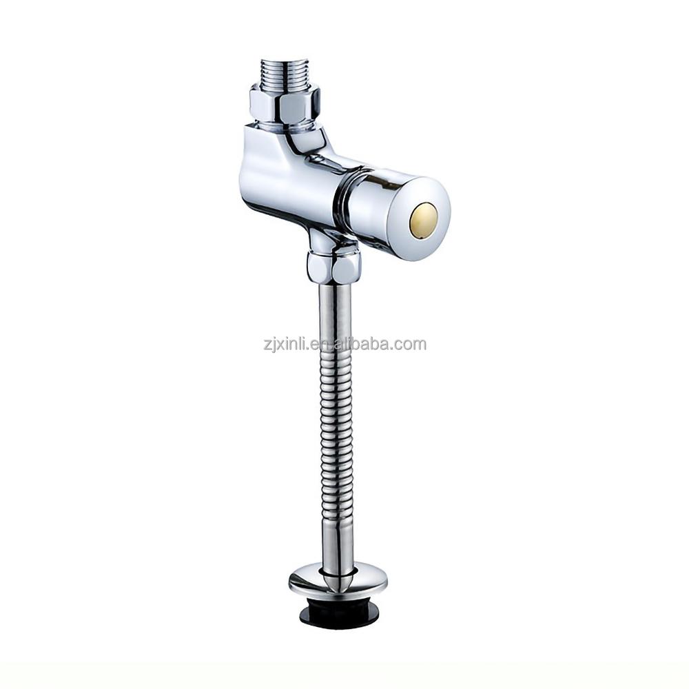 X10010BBSCR Wall Mounted Chrome Color of High Quality Brass Material Pressure Urinal Flush Valve светло-серый