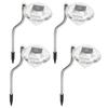 LED Solar Lights Outdoor Rainproof Landscape Street Lamp for Garden Lawn Yard Decoration