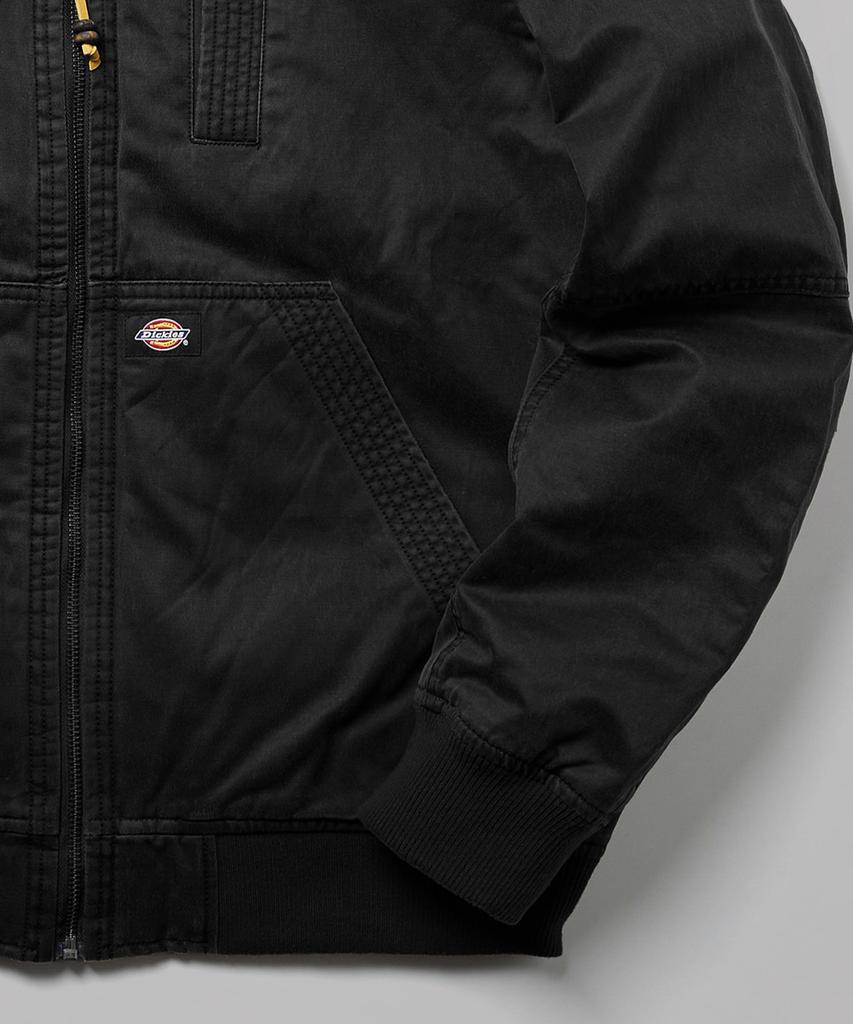 Dickies Canvas Padded Zip-Up Hoodie Black