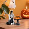 Halloween Skeleton Groom And Bride Resin Ornament Decoration