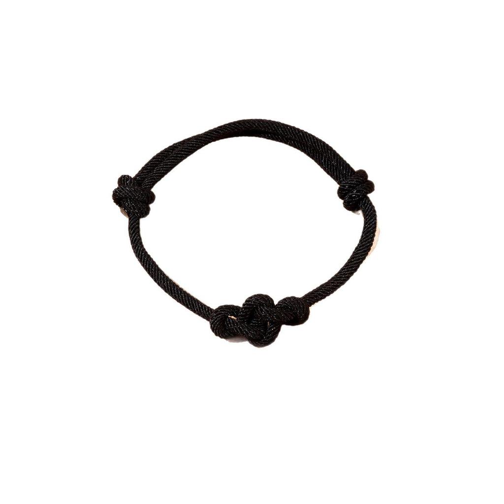 Red Rope Vajra Knot Couple Bracelet - Hand-Woven Token of Affection for Men and Women