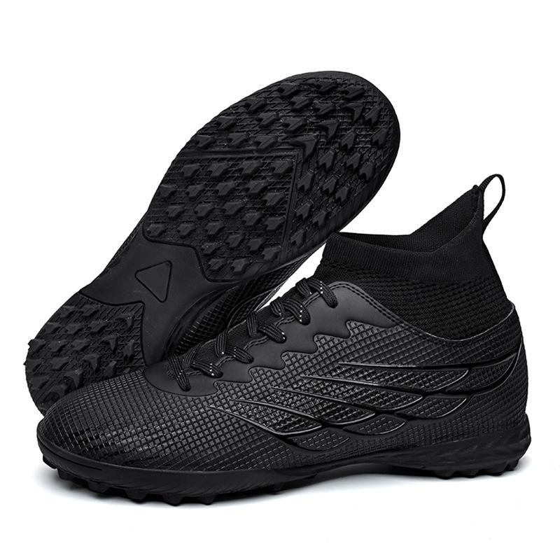 High-top football shoes men's long nails and broken nails student children's professional training shoes large size football shoes