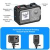 For DJI Osmo Action 5 Pro / 4 / 3 PULUZ All-inclusive Aluminum Alloy Cage Expansion Adapter Frame with Lens Cover (Black)