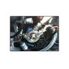 Silver Oil Sandwich Adapter Oil Sandwich Plate with Thermostat 3/4-16 UNF Adapter AN8 AN10 Fittings for choose