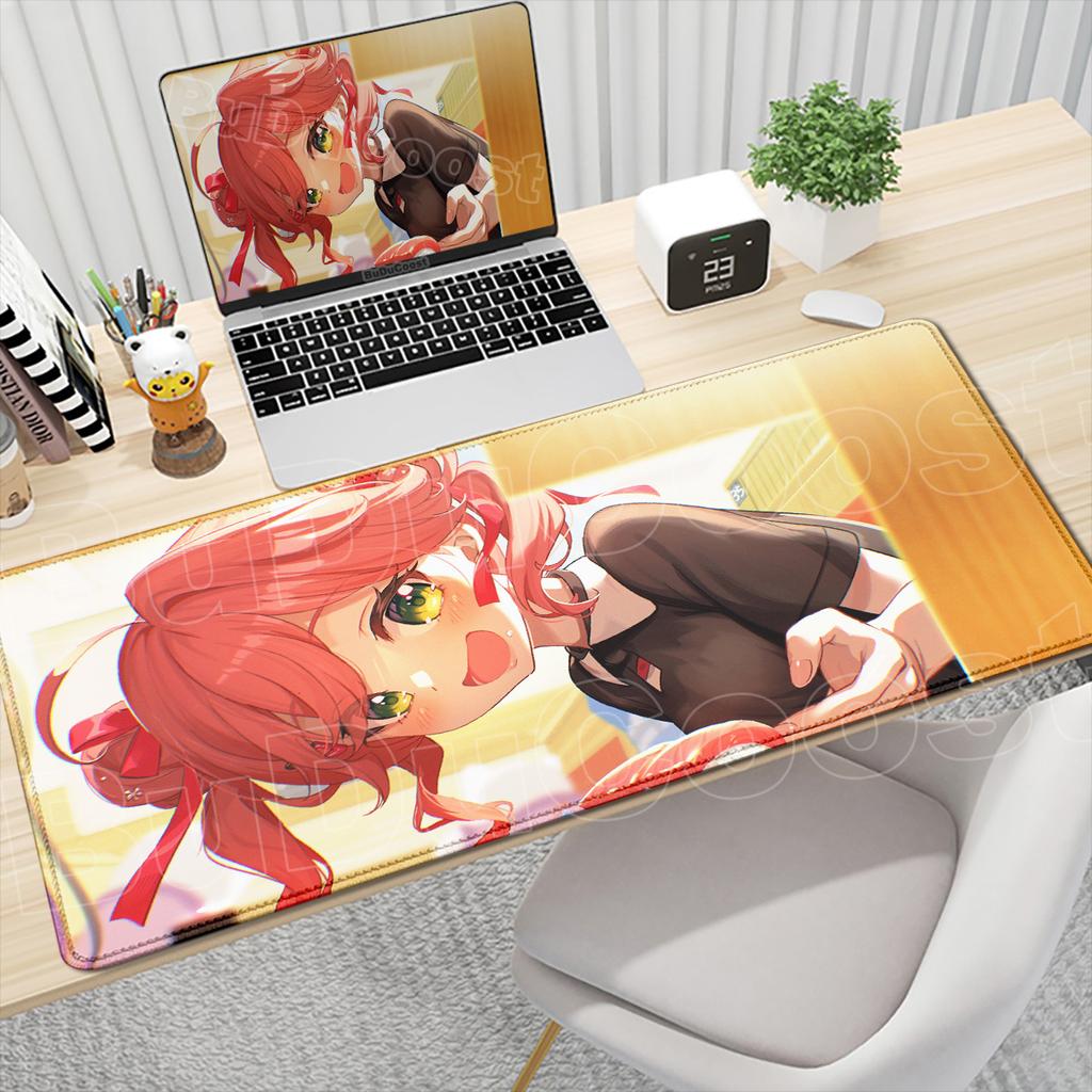 New Large XXL Kawaii Hololive Sakura Miko Anime Gaming Mouse Pad Anti-slip Keyboard Pad laptop carpet Mousepad PC accessories