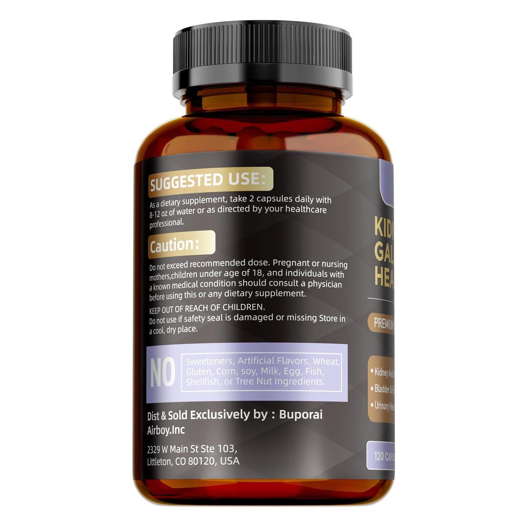 Kidney & Gallbladder Health-Urinary System,Cleanse Support,Kidney Restore Health