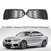 For BMW F22 F23 M Sport Front Bumper Fog Light Grille Mesh Trim Cover Bezels Car Replacement Accessories