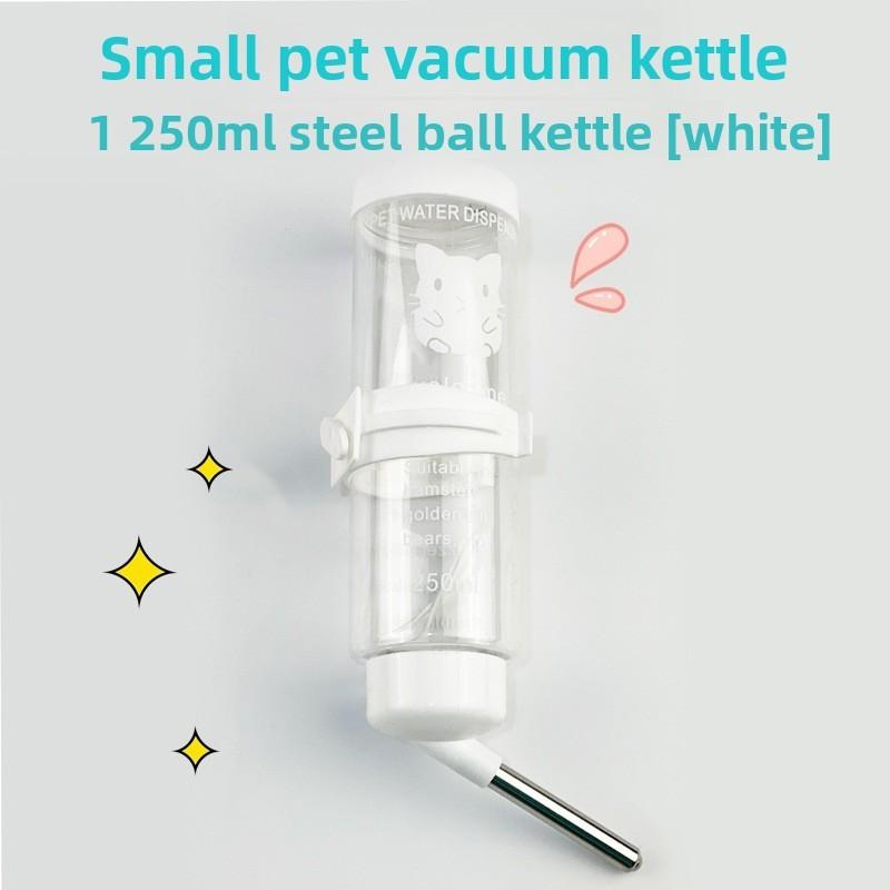 Hamster Water Bottle With Steel Ball Valve Leakproof Drinking Dispenser For Small Pets