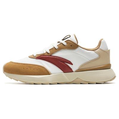 Anti-Slip And Wear-Resistant Lightweight Low-Top Sports Casual Shoes Women's White Brown Sneakers 122338879-5
