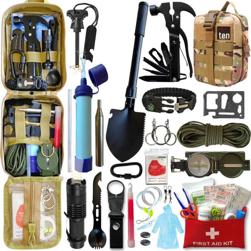 Black Scorpion Outdoor Survival Camping Kit