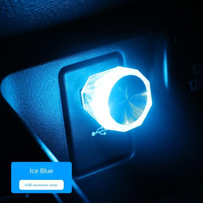 Mini USB LED Car Light Auto Atmosphere Neon Light Plug And Play Decoration Ambient Lamp Car Interior Lights Car-styling