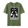 Tarot Card Team Trash Crescent Moon Opossum Raccoon White T Shirt Unisex Breathable Harajuku