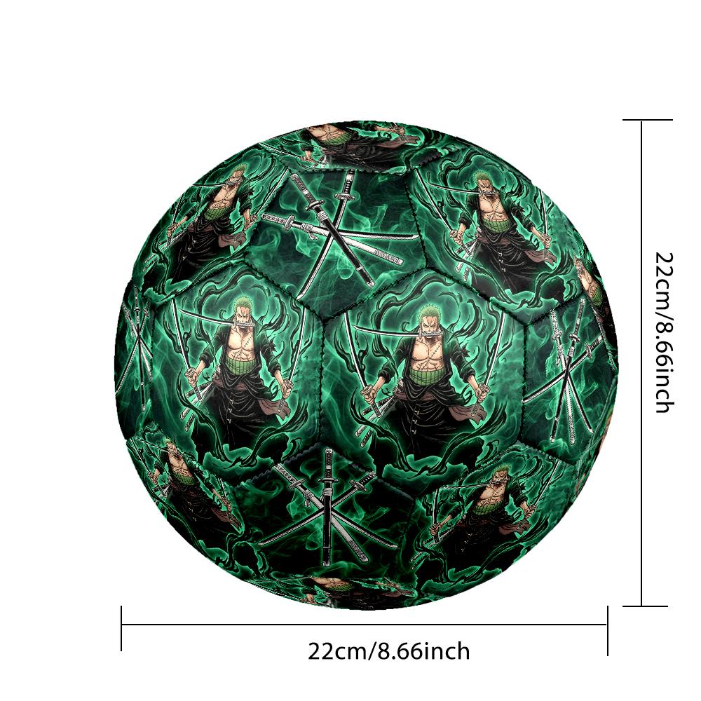 1pc One Piece Football Soccer Ball Size 5 Indoor Soccer Ball Fashion Colorful  Backyard Game -Great For Sports Fans Gift HE25