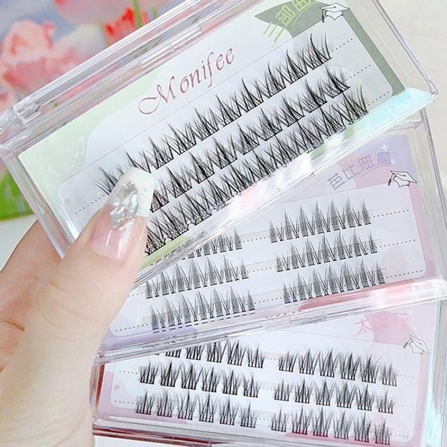 Nreain - False Eyelashes (various designs) Purple - One Size