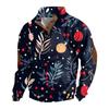 Men's Standing Collar Sweatshirt Is Outdoor Casual Sweaters Tops