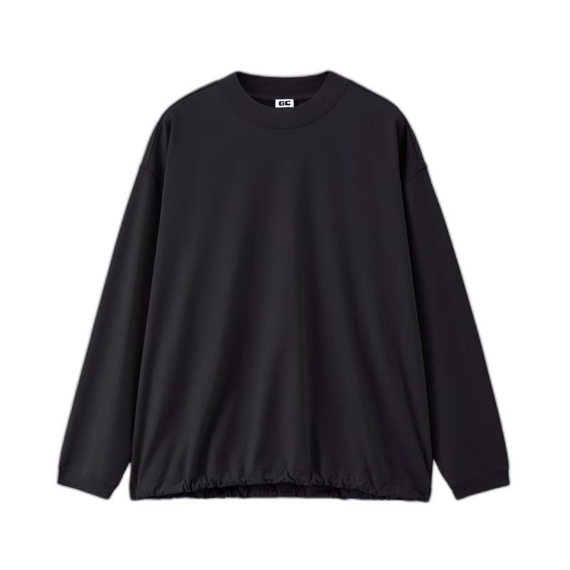 GIORDANO CONCEPTS Men s Embroidered Cotton Long Sleeve T-Shirt