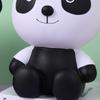 Cartoon Little Panda Piggy Bank Handmade Desktop Panda Ornament Animal Saving Jar  Festival Gift