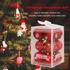 12PCS 4cm Christmas Ball Xmas Tree Balls Hanging Pendant Decoration Plastic  Xmas Party New  Accessories Ornament Decor