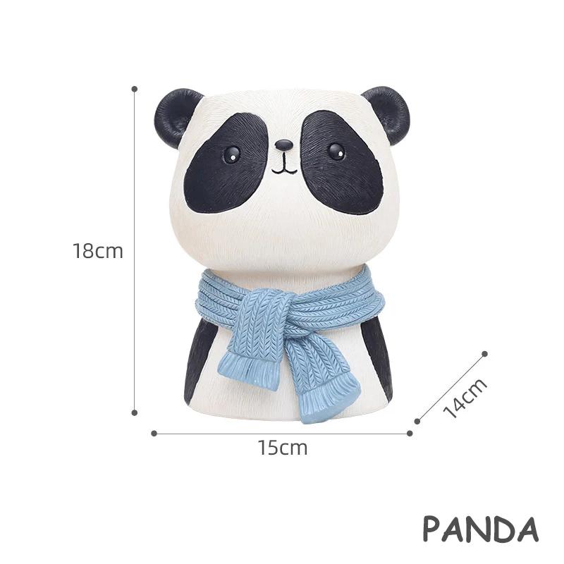 

Animal Planter for Succulents Plants, Cute Panda Bear Lion Flower Pot Decorative Garden Figures Home Tabletop Decor 18cm/ 7inch