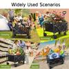 Zusammenklappbarer Faltbarer Mehrzweck-Strandwagen Bollerwagen Schwerlast Große Kapazität Faltwagen Outdoor-Trolley Tragbarer Garten-Campingwagen