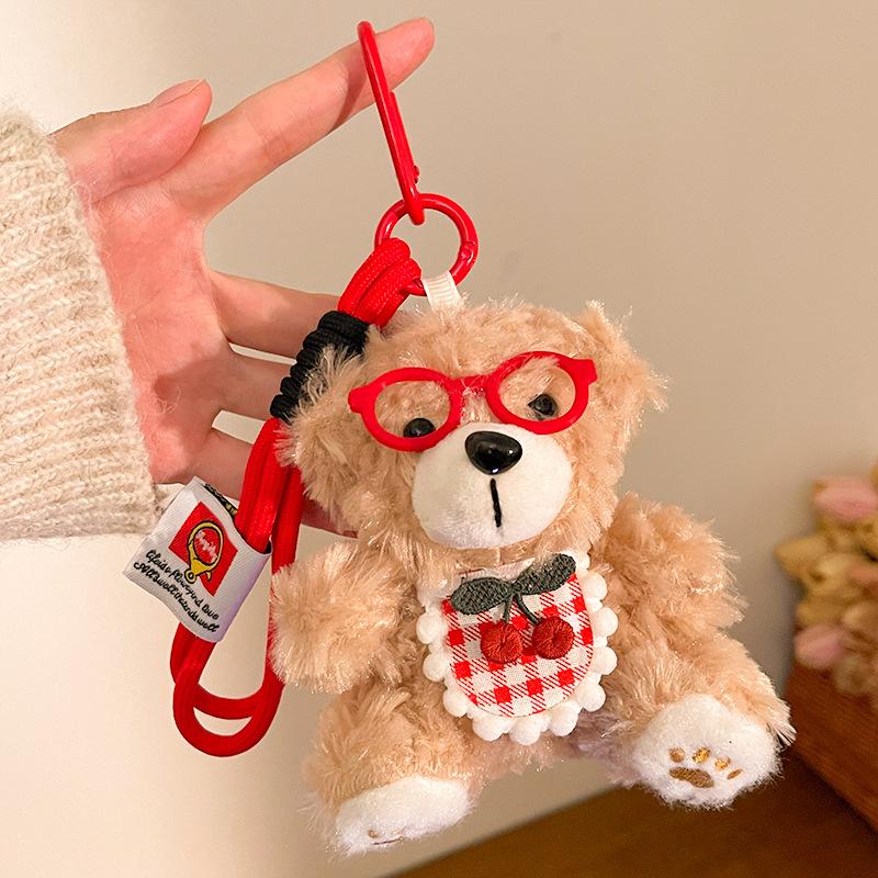 Creative Plush Doll Shirley Mei Bag Pendant Diy Handmade Bear Car Pendant Girl Keychain Doll